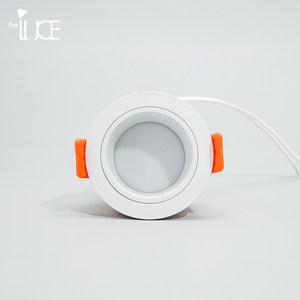 YM 타공 50mm 움푹 다운라이트 3W 천정 LED 매입등, 주백색, 1개, YM 50mm 3W