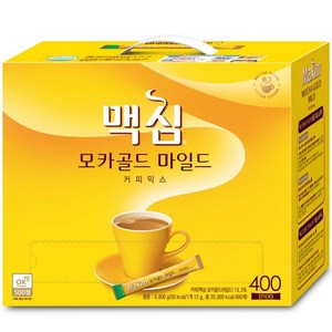 맥심 모카골드 마일드 커피 믹스, 12g, 400개입, 1박스