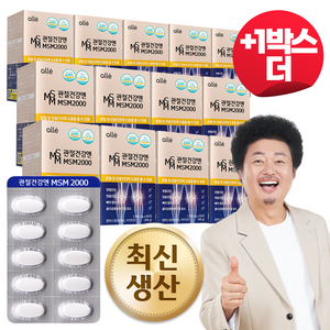 MSM 관절 식이 유황 영양제 엠에스엠 2000, 12개, 30회분