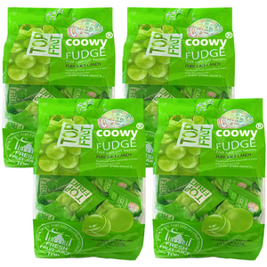 탑젤리 청포도젤리 coowy fudge 탑푸르트 까먹는 포도젤리, 4개, 320g