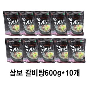 [아이싱싱]삼보 더국 갈비탕 600g, 10개