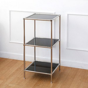 이쁜 철체 수납 모듈 선반 테이블 3단 침대 쇼파, 블랙