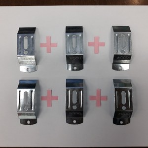 우드블라인드부품 우드블라인드브라켓6개2천원 ㄱ형 꺽쇠6개2천원 나사무료, 브라켓, 1개