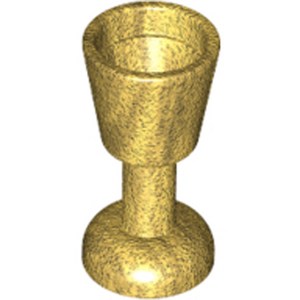 레고 부품 소품 Peal Gold Minifig Utensil Goblet 4505990 2343, 1개