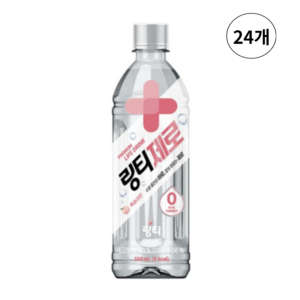 링티제로 무라벨 복숭아맛, 500ml, 24개