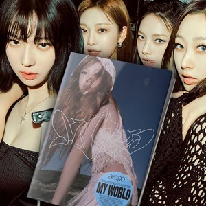 에스파 앨범 MY WORLD 인트로+이벤트 마이 월드 Spicy AESPA 스파이시 미니 3집 노래 웰컴투마이월드 Welcome to my wold 카리나 윈터 지젤 닝닝 굿즈, 미니3집 인트로 카리나, 받지않음