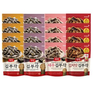 동원 양반 김부각 50g 부각4개+마늘4개+새우4개+김치4개 총 16개, 1개, 1개