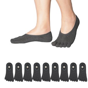 가나양말 QDA 발가락 덧신 페이크삭스 10켤레 발냄새 방지 무좀 억제