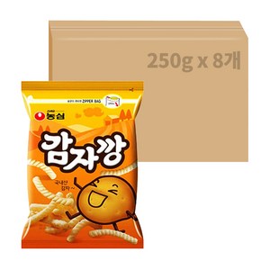 농심 감자깡, 250g, 8개