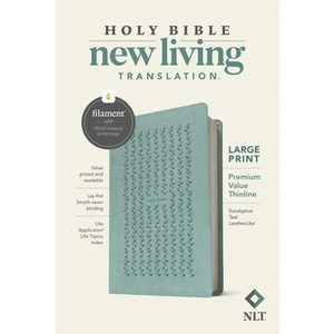 NLT Lage Pint Value Thinline Bible Filament Enabled Edition (Leathelike Eucalyptus Teal) Imitation Leathe, Tyndale House Publishes, English, 9781496458094