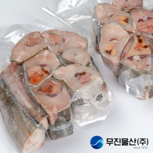 [무진물산] 동태 4마리 대 2.1kg 토막 찌개 고니 알 탕 재료 (냉동), 동태 4마리 2.2kg, 1세트