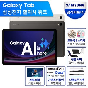 삼성전자 갤럭시탭 S9, 그라파이트, 128GB, Wi-Fi