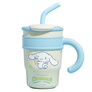 산리오 더블 드링크 보온 텀블러, 시나모롤, 700ml, 1개