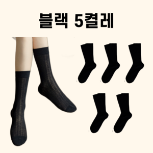 데이레 여성 시스루 양말 조리원 5P