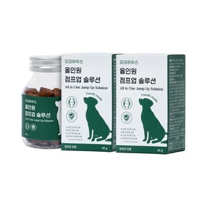 모모하우스 강아지 관절 영양제 슬개골 탈구 MSM+콘드로이친+보스웰리아+초록입홍합 관절&연골 반려견 영양제, 2박스