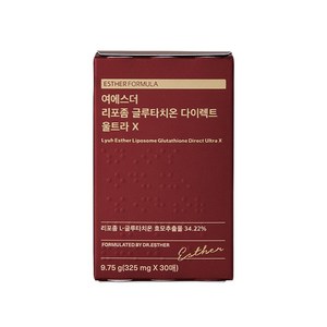 에스더포뮬러 여에스더 리포좀 글루타치온 다이렉트 울트라 X 30매 1박스 (30매) 여에스더 글루타치온 UX, 9.75g, 1개