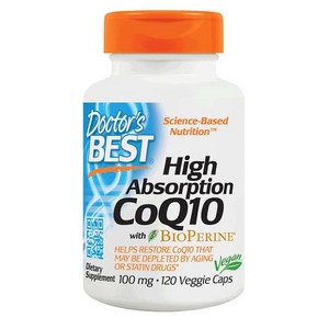 닥터스베스트 코엔자임 큐텐 CoQ10 100mg 120정 베지캡슐, 1개, 120캡슐