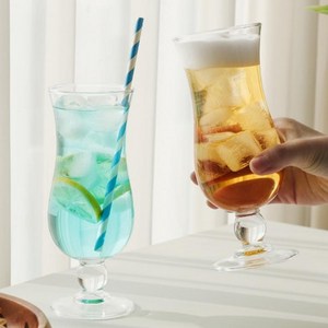 르블랑 웨이브휴 머메이드 고블렛 맥주잔 2P세트, 2개