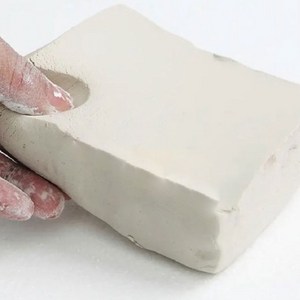 숲인더시티 공예 유점토 소프트 500g, 화이트, 4개