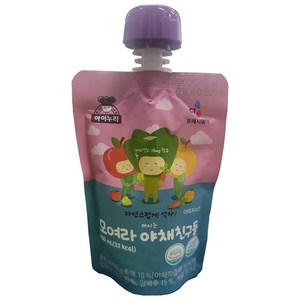 아이누리 마시는 모여라 야채친구들 주스, 100ml, 20개