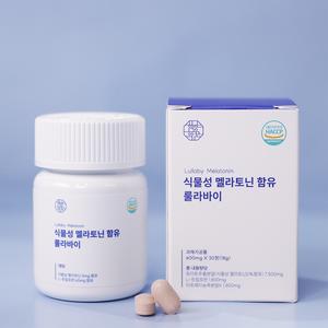 함량의꿈 룰라바이 식물성 멜라토닌 5mg, 1개, 30정