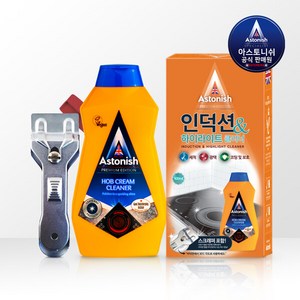 아스토니쉬 인덕션 하이라이트 클리너 500ml + 전용 스크래퍼, 1세트