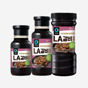 청정원 la갈비 양념 280g 500g 840g 소갈비소스 간편양념, 840mg, 12개