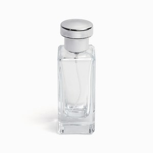 새로핸즈 클램프 타입 유리 향수공병 사각JM서클실버캡 50ml, 단품, 1개