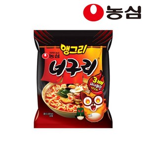 너구리 앵그리RtA 봉지라면 121g, 40개