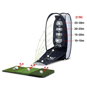 SMJ 골프어프로치거리 연습기 숏게임 실내 네트세트, 어프로치 일반형, 어프로치 일반형