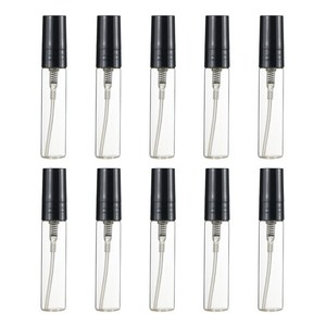 27리빙 간편한 충전 휴대용 향수 공병, pp캡 블랙 5ml, 10개