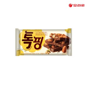 오리온 톡핑 초콜릿 아몬드 & 그래놀라, 43g, 10개