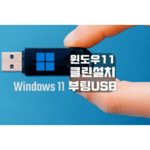 [오늘출발] 마이크로소프트 윈도우11 설치USB 홈/프로 겸용 32/64bit모두 호환 정품인증X(정품USB아님)