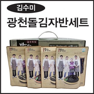 김수미 김자반세트 새우멸치 오리지널 4봉 개별박스 선물세트, 10박스