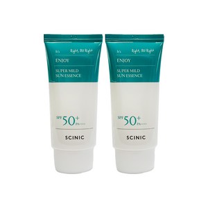 싸이닉 엔조이 슈퍼 마일드 선 에센스 SPF50+ PA++++, 50ml, 2개