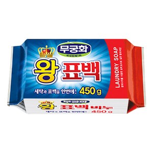 무궁화 왕표백 세탁비누, 450g, 12개