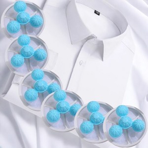 올유니즈 통돌이 세탁기 먼지 거름망, 6개, 블루