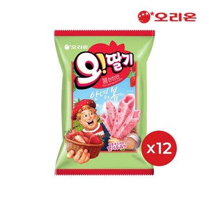 오리온 오감자 오딸기 봄한정판(55g), 12개, 55g