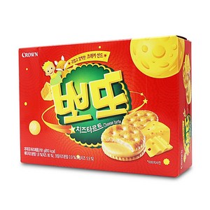 크라운 뽀또 치즈타르트, 161g, 1개