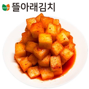 뜰아래김치 국산 깍두기, 3kg, 1개