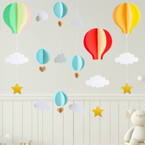 포이브이 입체모빌 방꾸미기 인테리어, 모빌 세트1