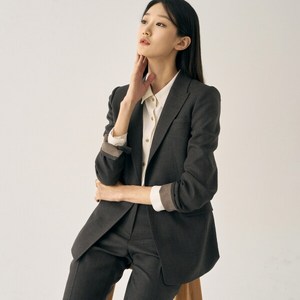 [지센 위비스] [지센] 수입소재 셋업 자켓 LFFJN901_DG