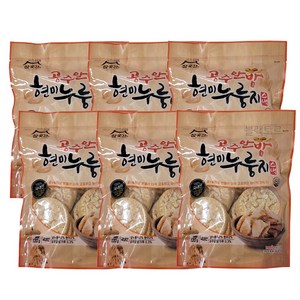 공주 알밤 현미 누룽지, 6개, 120g