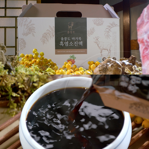 [인포벨 홈쇼핑]홍성호 울릉도 마가목 흑염소진액 부모님 선물 건강 기력 진한 흑염소 엑기스 즙, 33개, 70ml