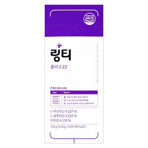 약국정품 링티 플러스 22 10포 약국 정품 1021686, 118g