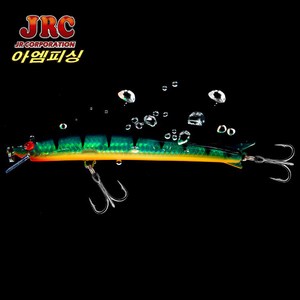 JRC 13g 미노우플러그 플로팅 베이트 루어 낚시미끼, 03 그린, 1개