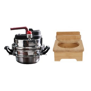 몬타 5분 누룽지 가마솥 고온 압력 솥밥, 1L, 1개