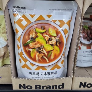 노브랜드 애호박 고추장 찌개 냉장 옵션 수량, 2개, 400g