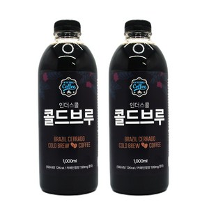 [인더스콜] 콜드브루 원액 대용량 더치커피 세하도 1000ml, 2개, 1개입