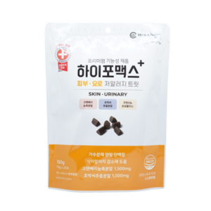 하이포맥스 피부 요로 저알러지 트릿 (더원츄 덴탈껌1P 증정), 단품, 1개